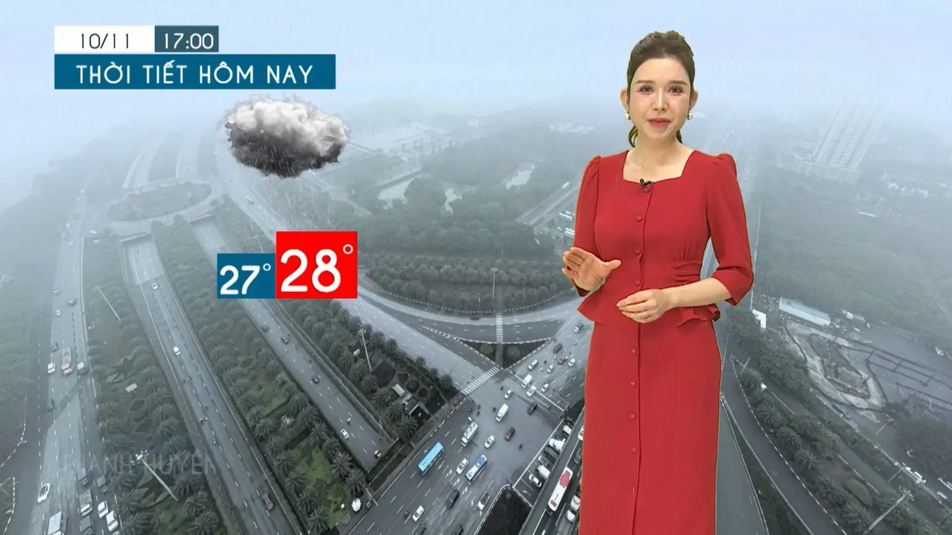 Dự báo thời tiết tối | 10/11/2025